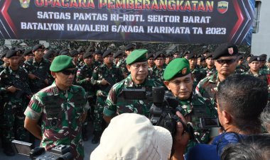 Pangdam I/BB: Satgas Yonkav 6/NK Harus Rebut Hati Rakyat di Perbatasan RI-RDTL 