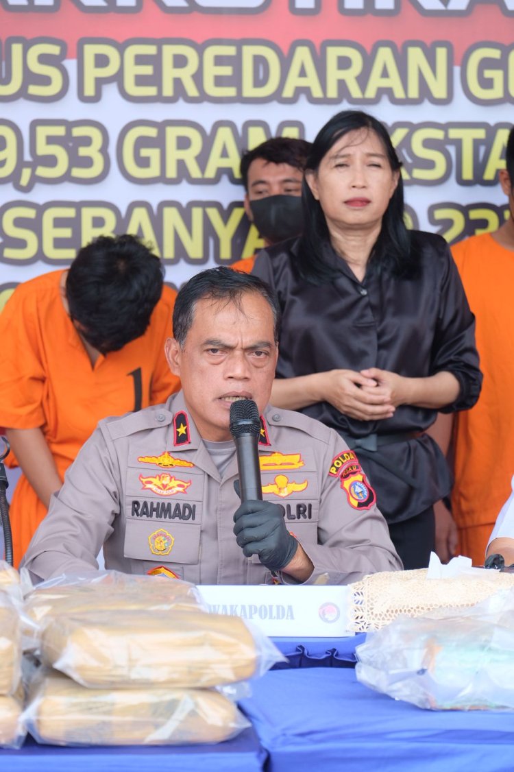 Pemusnahan Barang Bukti Oleh Polda Riau, di Hadiri Kejaksaan LAM dan TNI