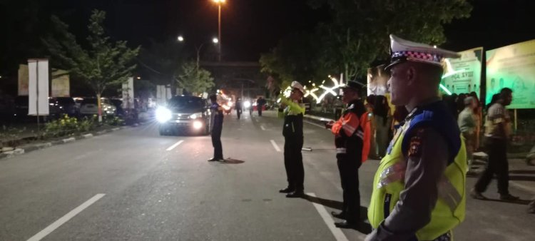 Kepolisian Polres Rohil Kerahkan 33 Personil Jaga Keamanan Malam Pembukaan MTQ ke-XVIII Tingkat Kabupaten Rohil