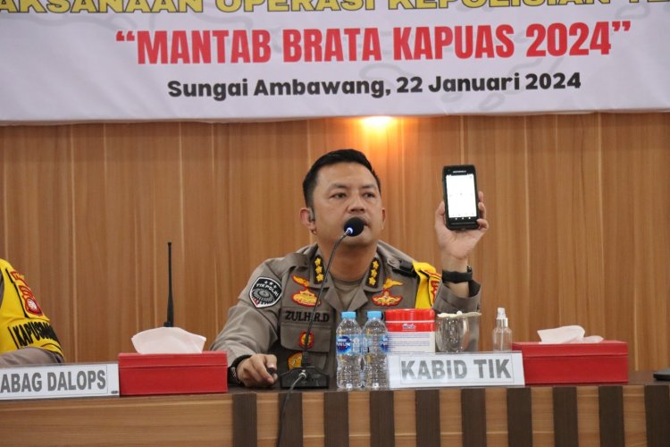 Polres Kubu Raya Terima Peralatan Siskom Canggih dari Divisi TIK Polda Kalbar 