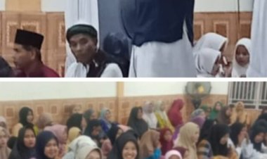 Masyarakat Bersama Pengurus Musholah AL-Fajar Memperingati Isra Miraj, Menyambut Bulan Suci Ramadhan 2024
