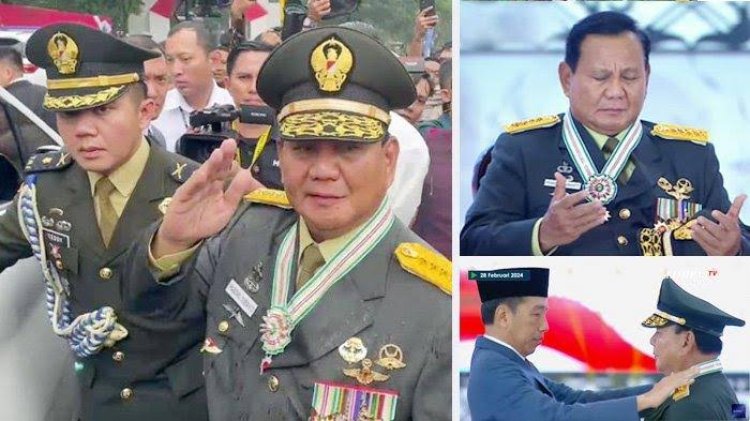 Prabowo Terima Pangkat Istimewa Jenderal TNI (HOR): 'Kayaknya Berat Ya'
