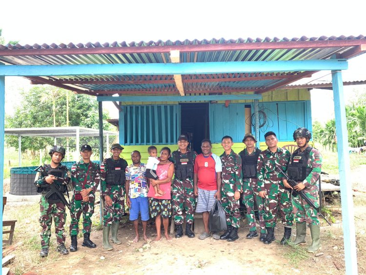 Satgas Yonif 122/TS Dukung Perbatasan dengan Renovasi Rumah