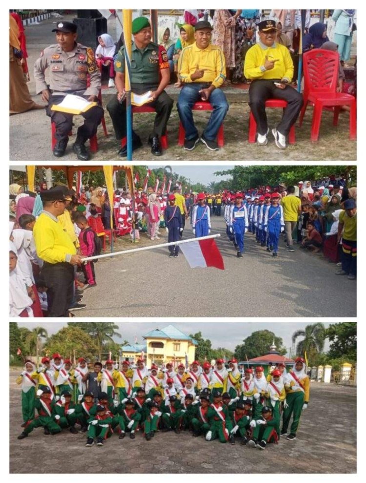 SD Negeri 010 Permai Ikuti Lomba PBB Tingkat Kecamatan di Tanah Putih Tanjung Melawan
