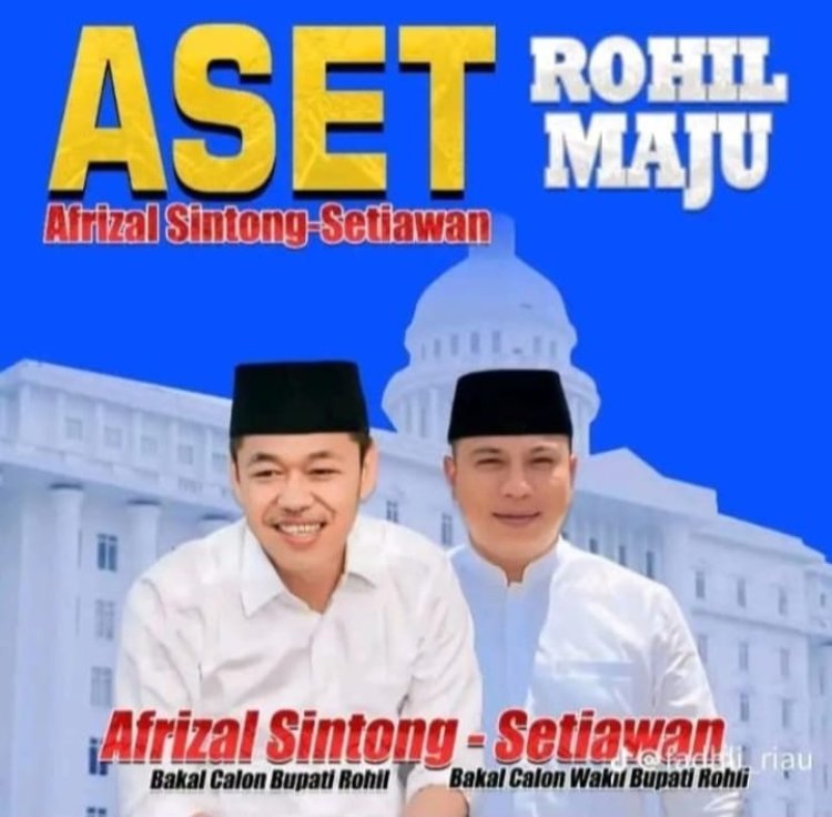 Survei ARC: Incumbent Afrizal Sintong-Setiawan Unggul di Pilkada Rokan Hilir