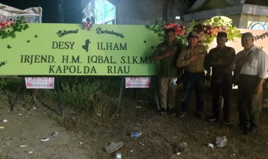 Kapolda Riau Irjen Pol. HM Iqbal Kirim Ucapan Selamat di Resepsi Pernikahan Anak Pemred Riau Bangkit