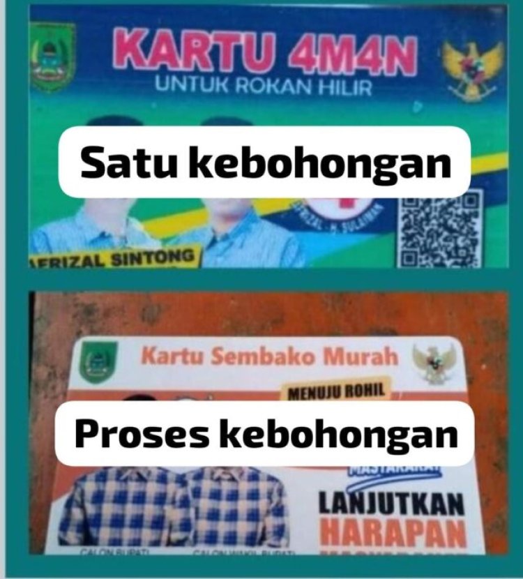 Kartu Sembako Murah, Janji Kampanye Pasangan Afrizal Sintong-Setiawan Dipertanyakan