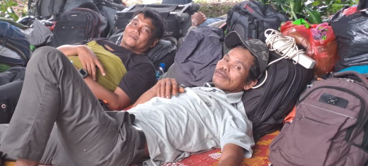 Petani Riau dan Jambi Tuntut Hak Tanah, Bertahan di Depan Gedung KLHK