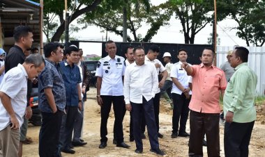 Komisi IV DPRD Pekanbaru Sidak Pembangunan Supermarket di Jalan Sudirman, Temukan Pelanggaran Administrasi