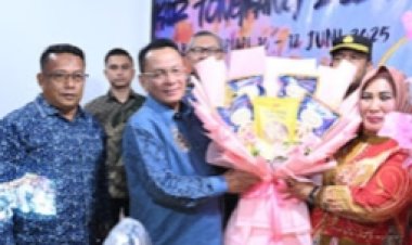 Bazar UMKM Ramaikan Bakar Tongkang di Bagansiapiapi