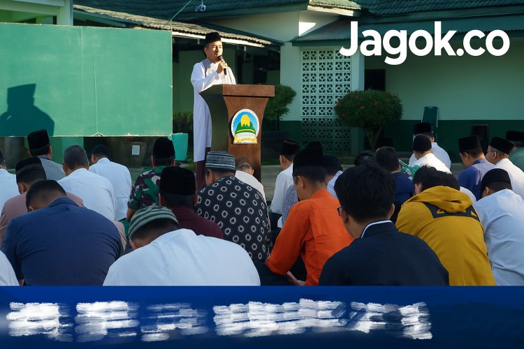 Kodim Boyolali dan Warga Gelar Sholat Idul Adha 1446 H