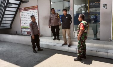 Patroli Gabungan Babinsa-Bhabinkamtibmas Jaga Kamtibmas Ngrampal