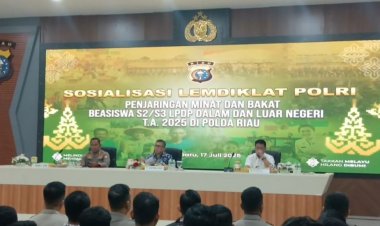 Polri Sosialisasikan Beasiswa LPDP S2-S3 untuk SDM Unggul 2045