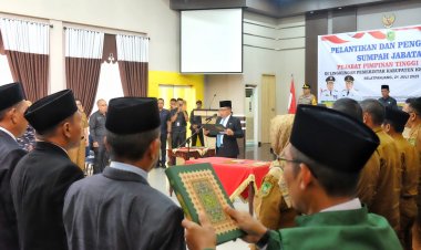 11 Pejabat Eselon II Meranti Dilantik, Ini Daftar Lengkapnya