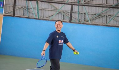 Wali Kota Pekanbaru Buka Turnamen Tenis Piala Agung Nugroho
