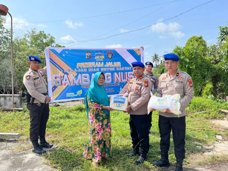 Satpolairud Meranti Salurkan Bansos & Kesehatan Gratis