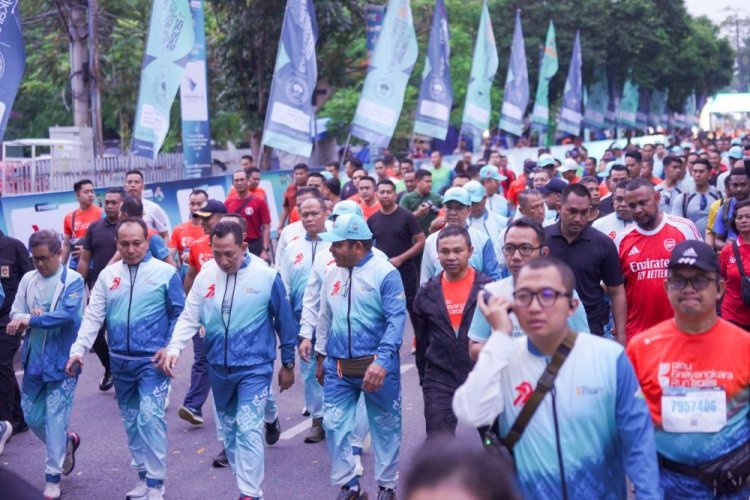 Riau Bhayangkara Run 2025, Gubri Wahid Gaungkan Cinta Alam