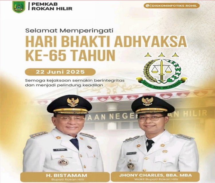 Pemkab Rohil Apresiasi Kejaksaan di Hari Bhakti Adhyaksa ke-65