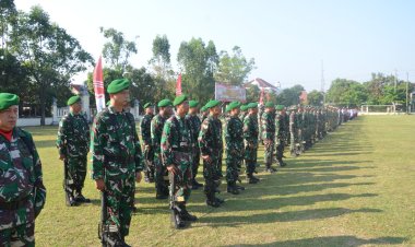 Satgas TMMD Kodim 0735/Surakarta Gelar Upacara HUT RI ke-80 di Karangasem