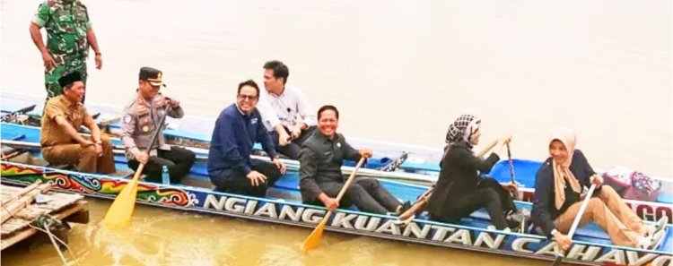Staf Khusus Wapres Tinjau Persiapan Pacu Jalur Kuansing 2025