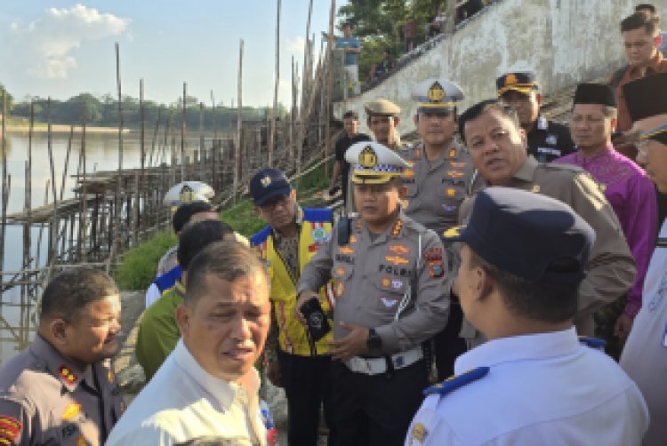 Polda Riau & BPJN Perbaiki Jalur Pekanbaru–Kuansing Jelang Pacu Jalur 2025