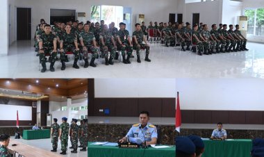 Danlanud Sultan Hasanuddin Pimpin Sidang Disiplin Judi Online Prajurit TNI AU