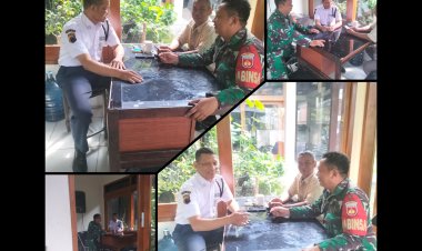 Babinsa Kemlayan Pererat Kedekatan Warga Lewat Komsos di Surakarta