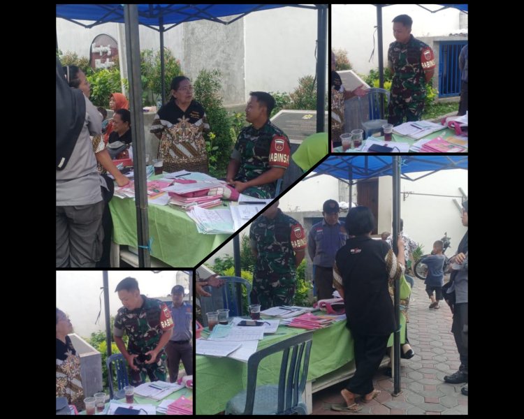 Pendampingan Posyandu, Babinsa Serengan Peduli Kesehatan Warga