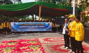 BNN Pekanbaru Sosialisasi Bahaya Narkoba di Unilak, 2.900 Mahasiswa Deklarasi Anti Narkoba