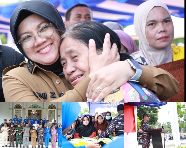 Lanal Dumai Gelar Bakti Sosial, Sinergi Pemkab Siak dan TNI