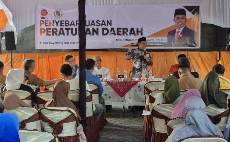 Ketua DPRD Pekanbaru Paparkan Perda Trantibum, Antusiasme Warga Tinggi