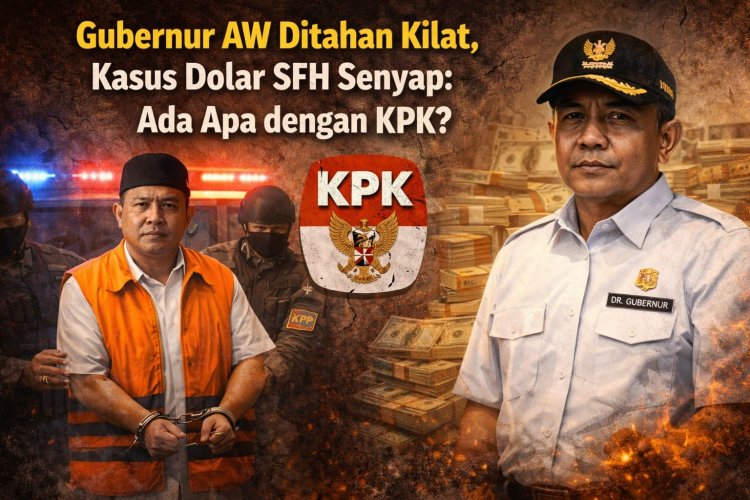 Gubernur AW Ditahan Cepat, Kasus Dolar SFH Masih Senyap