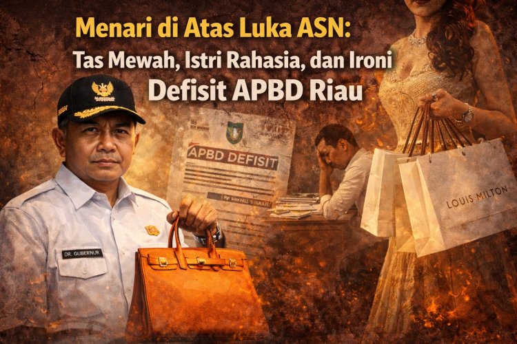 Ironi Kepemimpinan Riau di Tengah Defisit dan Skandal