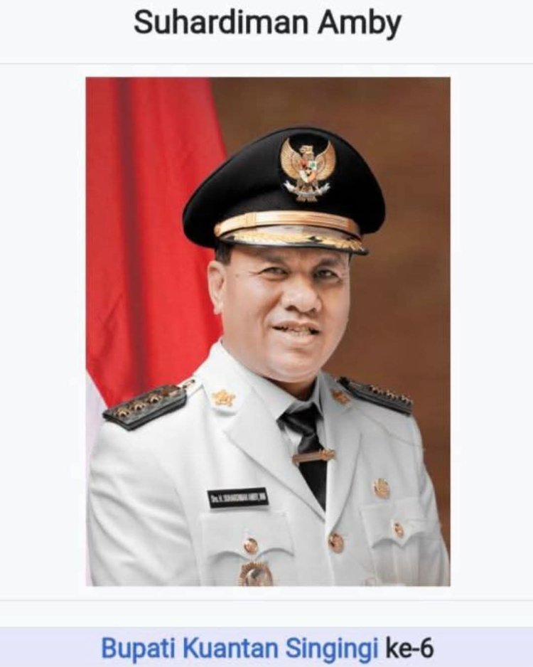 Dr. Suhardiman Amby, Datuk Panglimo Dalam Kuansing