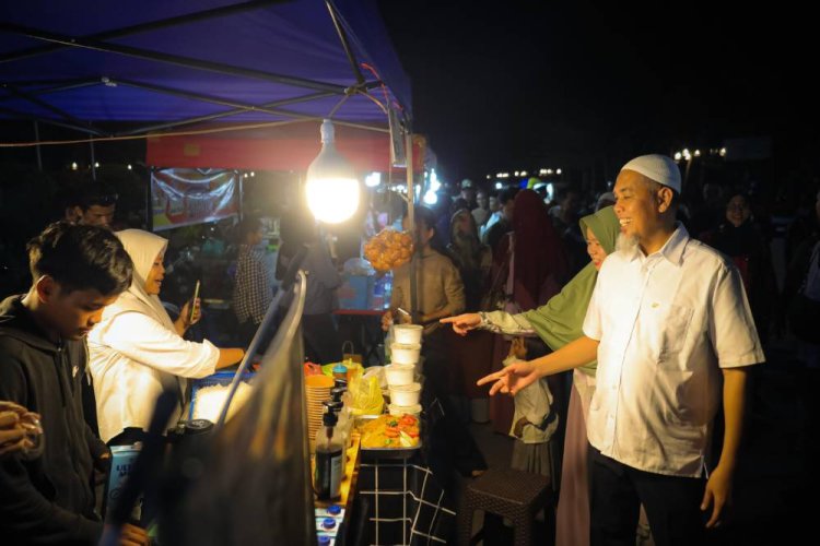 Wali Kota Dumai Launching Kawasan Kuliner Dumai Islamic Center, Ikon Wisata Religi Baru