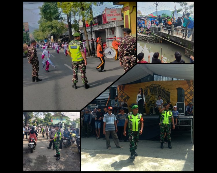 TNI-Polri Amankan Pawai Gebyar Ketupat 1447 H Trenggalek