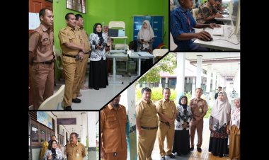 Sekda Siak Pantau TKA SMPN 1 Mempura, Dorong Siswa Adaptif Digital