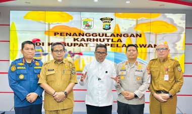 Karhutla Pelalawan Terkendali, Bupati Zukri Apresiasi Tim Gabungan