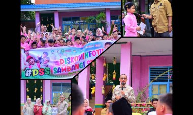 Diskominfotik Bengkalis Edukasi Literasi Digital di SDN 46, Dukung KLA