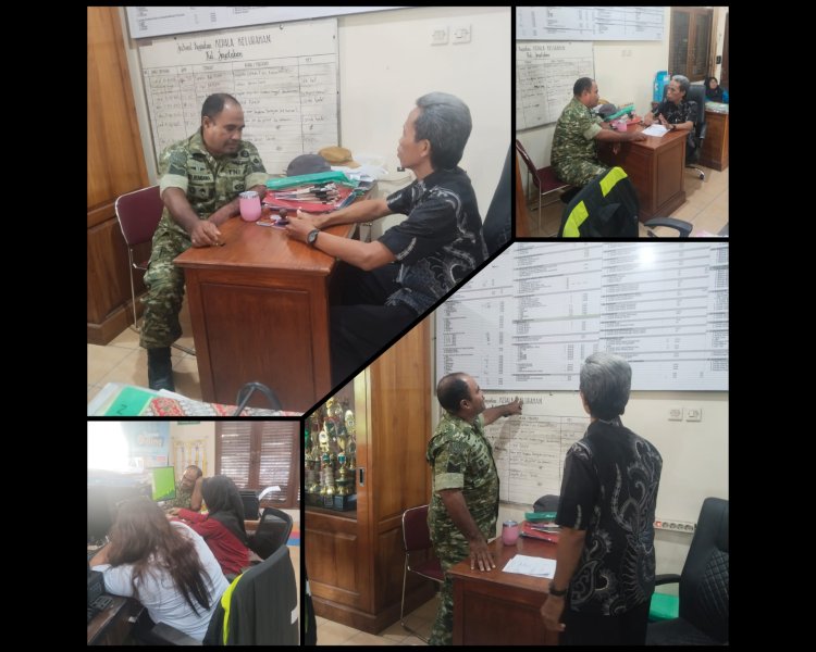Babinsa Joyotakan Humanis Laksanakan Puldatater, Perkuat Data dan Keamanan Wilayah Surakarta