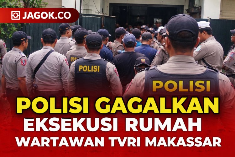 Polisi Gagalkan Eksekusi Rumah Wartawan TVRI di Makassar, Lelang Diduga Cacat Hukum