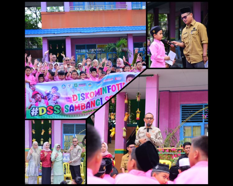 Diskominfotik Bengkalis Edukasi Literasi Digital di SDN 46, Dukung KLA