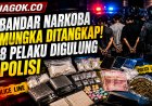 Bandar Narkoba Mungka Ditangkap, 8 Pelaku Digulung Polisi