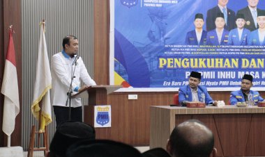 Bupati Inhu Kukuhkan PC PMII 2025–2026