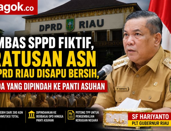 Mutasi Besar ASN DPRD Riau Imbas Kasus SPPD Fiktif
