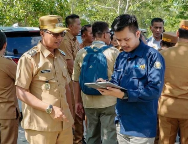 Jembatan Sei Batang Kumu Rohil Rampung Diperbaiki, Wabup Jhony Charles Apresiasi Perusahaan Swasta
