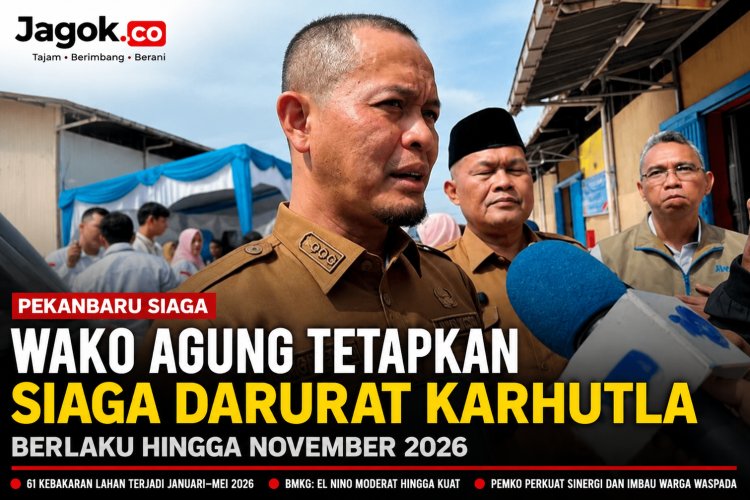 Wako Agung Tetapkan Siaga Darurat Karhutla Pekanbaru hingga November 2026