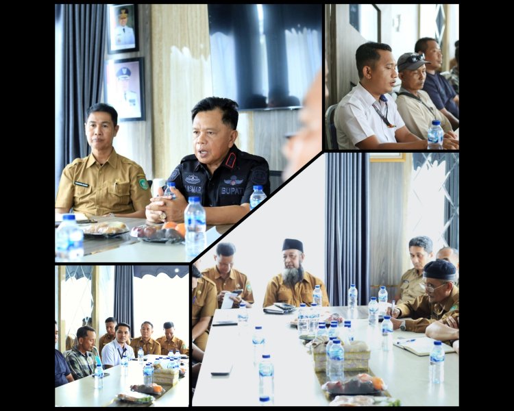 Bupati Asmar Bahas Kenaikan Tarif Buruh Angkut Meranti