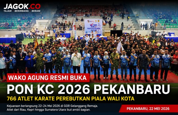 Wako Agung Buka PON KC 2026 Pekanbaru, 766 Atlet Karate Perebutkan Piala Wali Kota