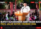 Bupati Suhardiman Buka Pacu Jalur Rayon I Inuman 2026